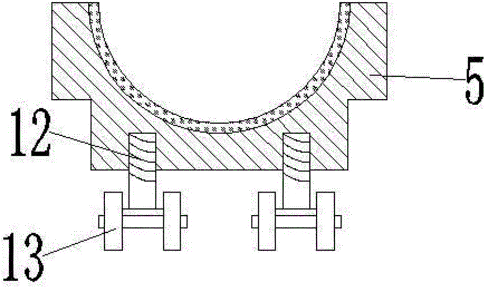 Water collection pipe structure convenient to transport and embed