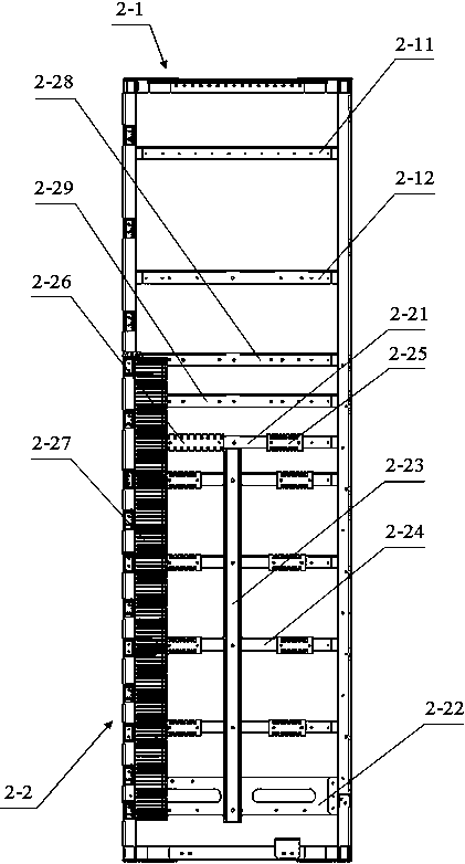 Electric cabinet structure using aviation aluminum material for high-speed train air conditioner