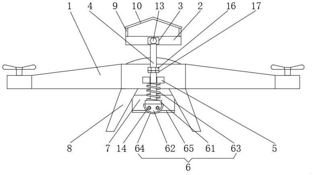 A cooling device for a multi-rotor UAV