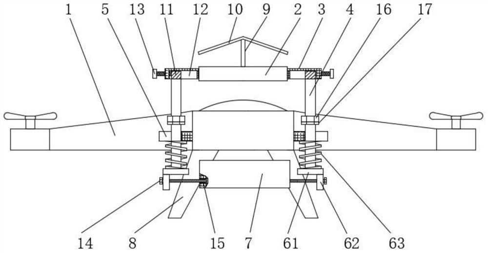 A cooling device for a multi-rotor UAV