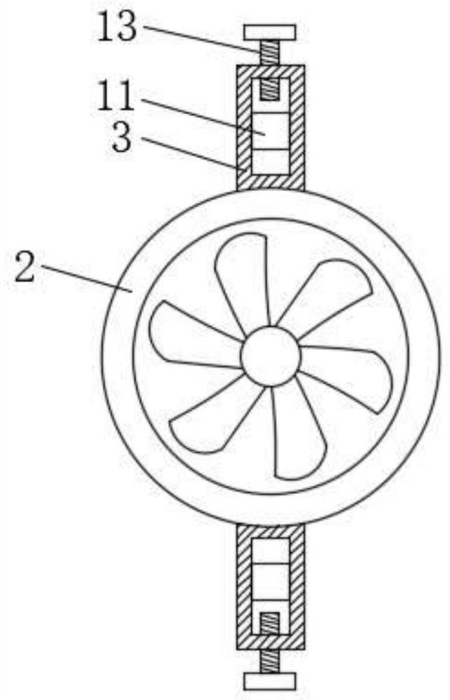 A cooling device for a multi-rotor UAV