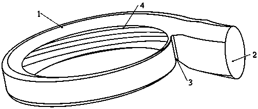 Pumping chamber of centrifugal pump