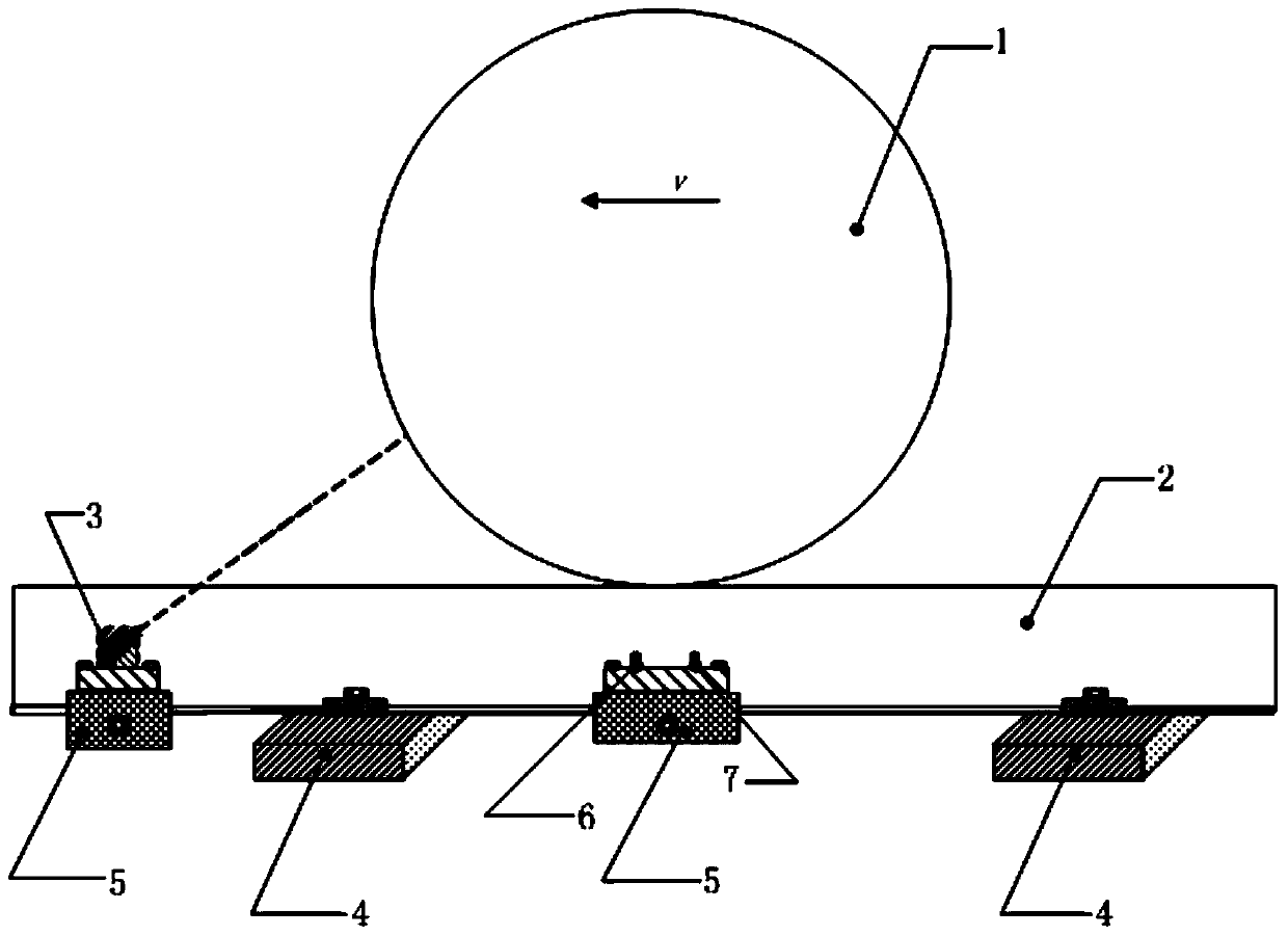 Contactless vehicle wheel diameter dynamical measuring device and method