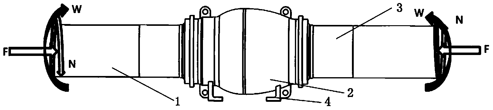 Pipeline valve safety assessment method based on limit external load calculation