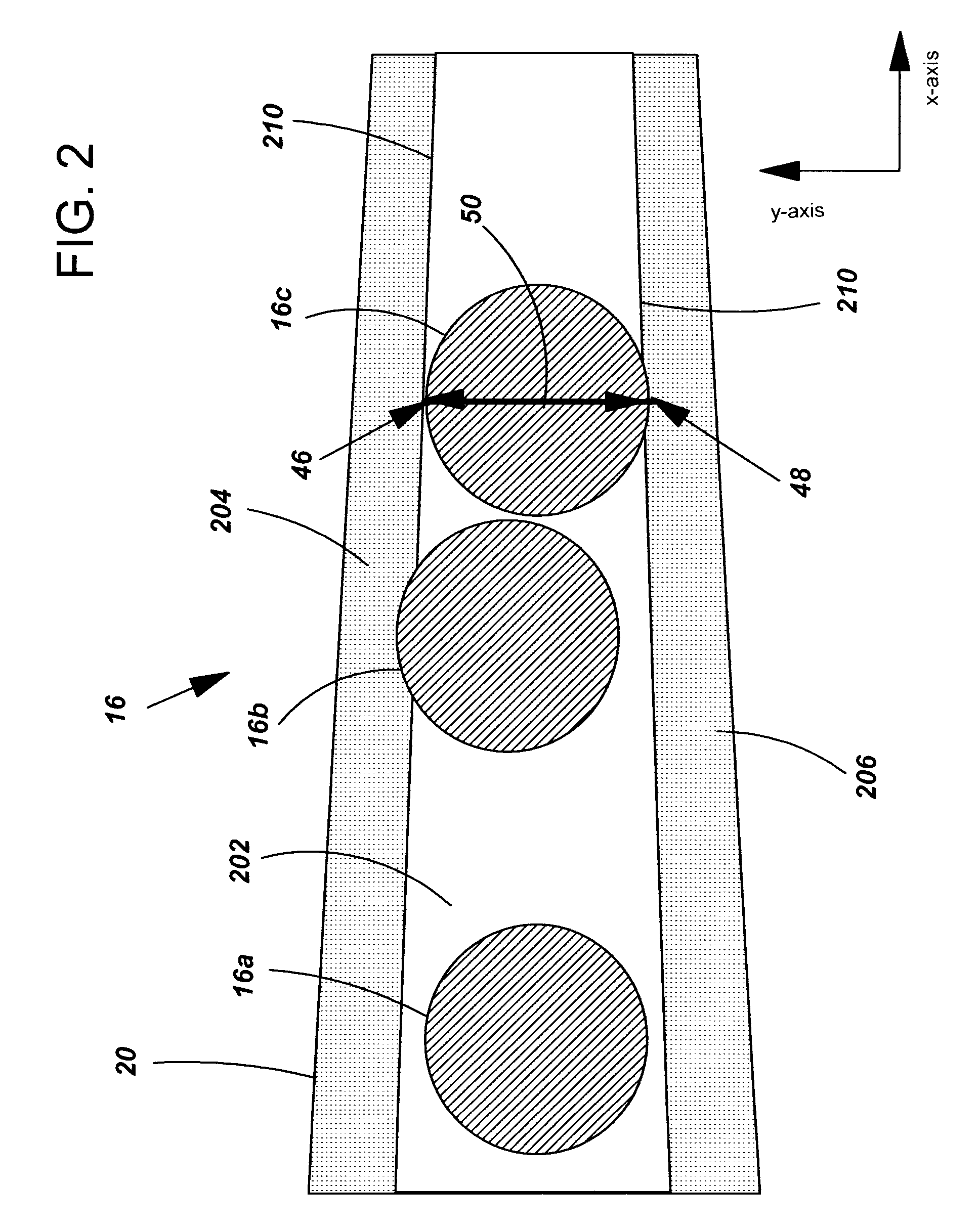 Optical spot geometric parameter determination using calibration targets