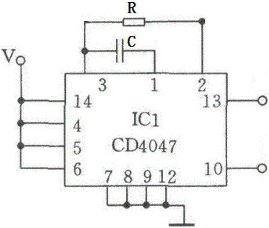 Turning-over action control circuit of bedsore-proof inflatable mattress