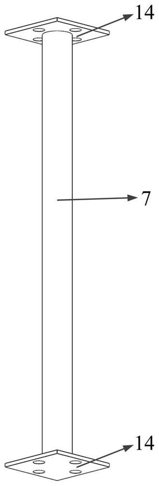 Super-huge 0 # block cast-in-place box girder bracket structure and mounting method thereof