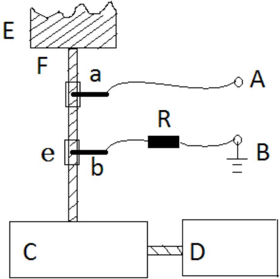 Electricity safety protection device for online detection of pressurized preparative electrochromatography and sample collection