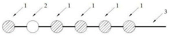 Identification system and method of panoramic looking-around multi-camera calibration rod