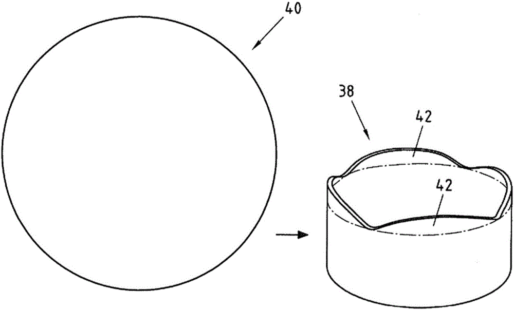 Method for producing highly dimensionally stable half shells and device for producing a half shell