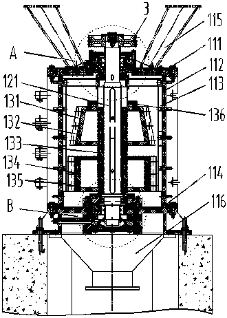 M-cavity sand making machine