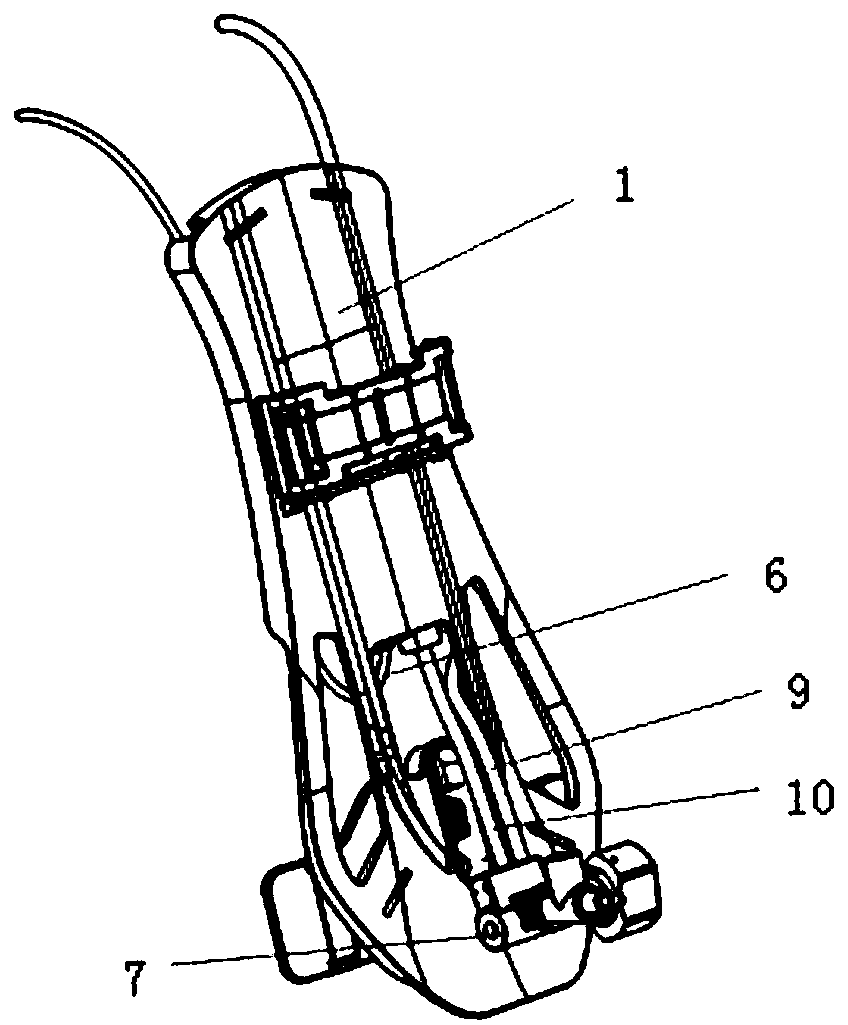 Integrated intelligent respirator backplane device and data acquisition method