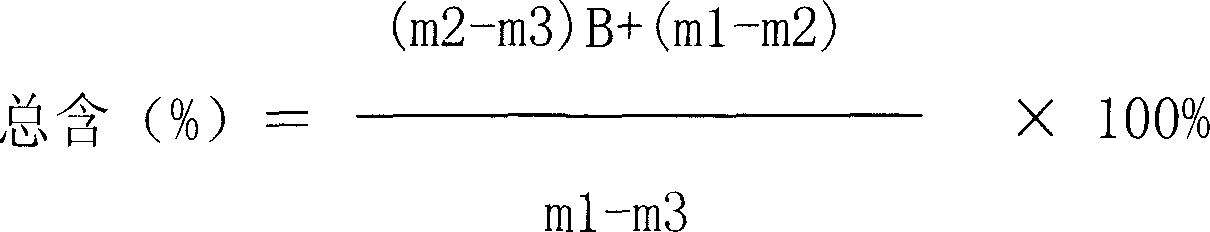 Method for detecting crude oil water content