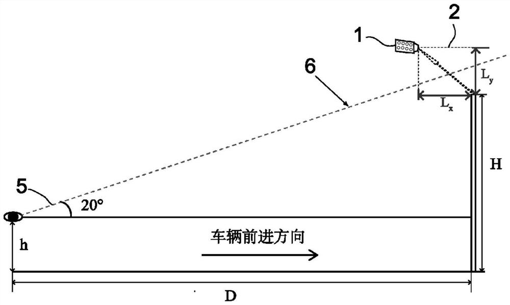 Method for reducing glare of light supplement lamp of road traffic system