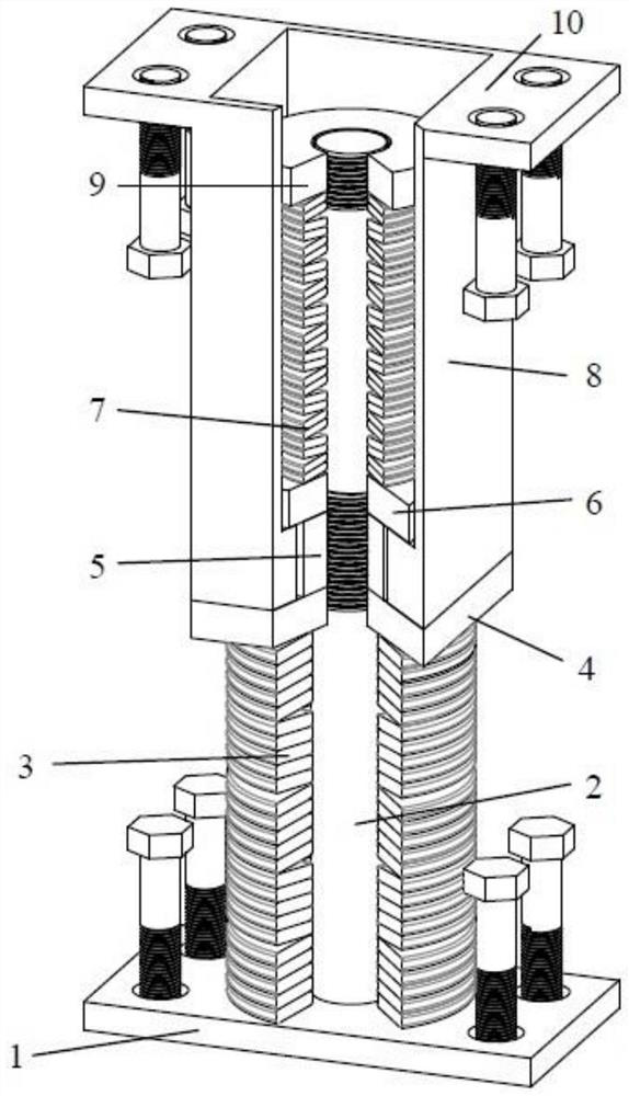 Hinge device with unequal tension and compression toughness and assembly method