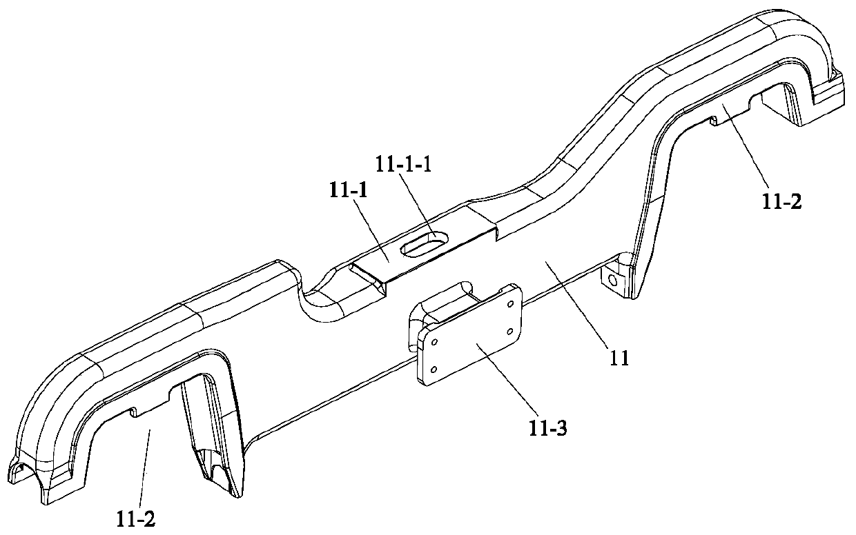 Longitudinal motor type modular power bogie