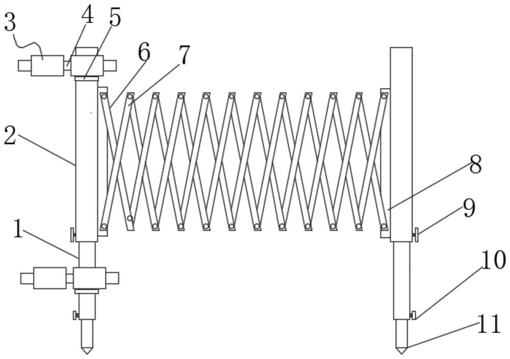 Feeding trough isolation fence for sheep epidemic disease body temperature detection and suspected case isolation