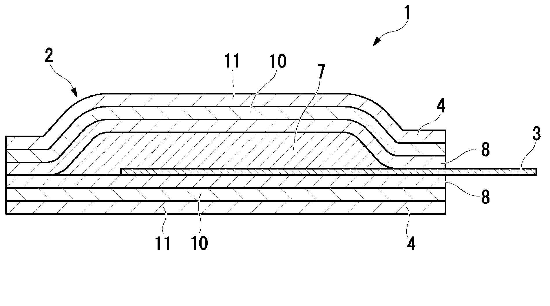 Outer casing material for battery and lithium secondary battery