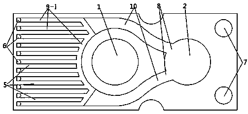 Internal micro-channel heat sink