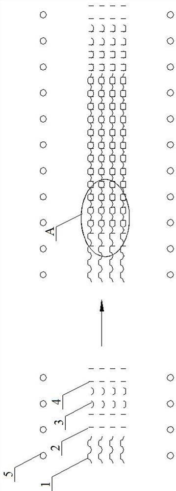 A die-cutting process of flat plate knife removal