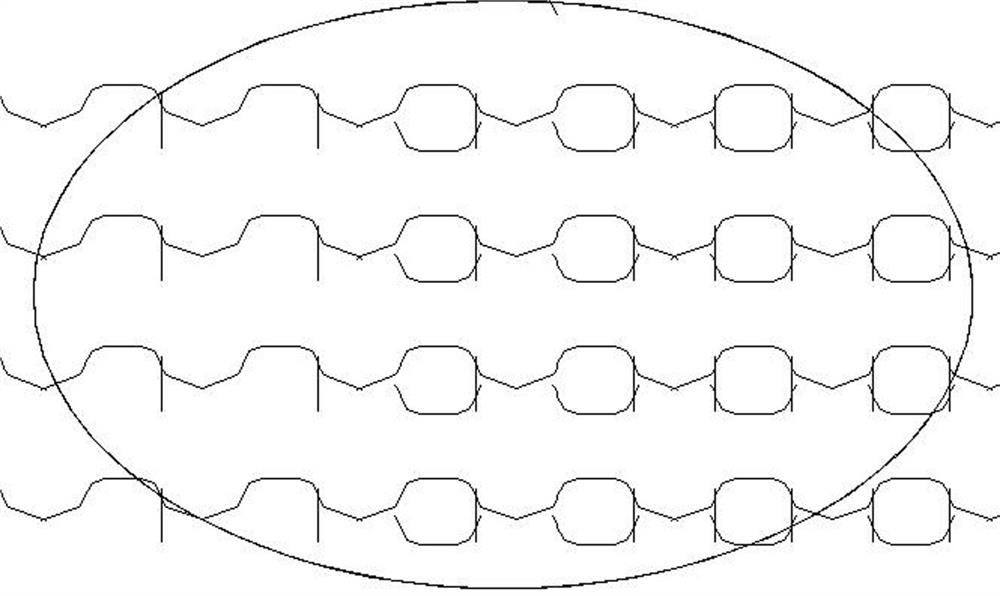 A die-cutting process of flat plate knife removal