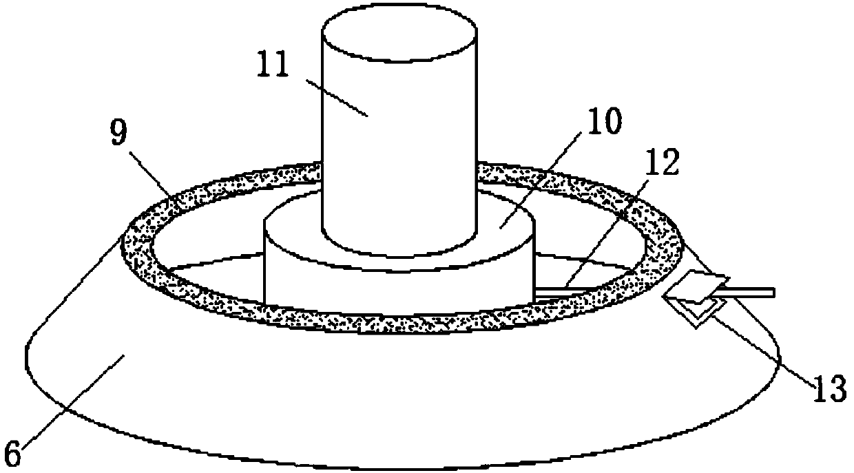 Vertical air conditioner housing with skid-resistant function