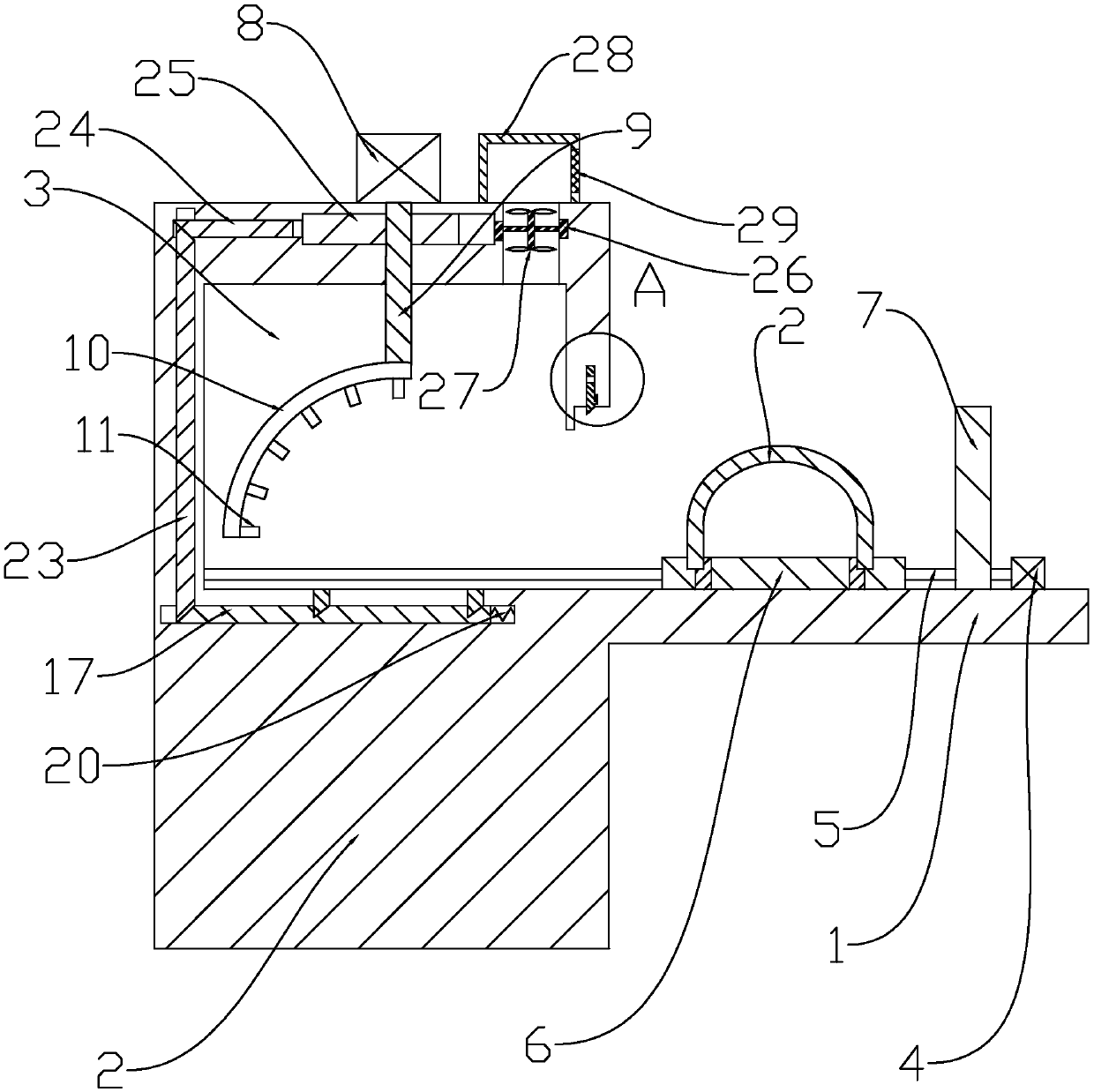 Surface coating device for quartz crucible