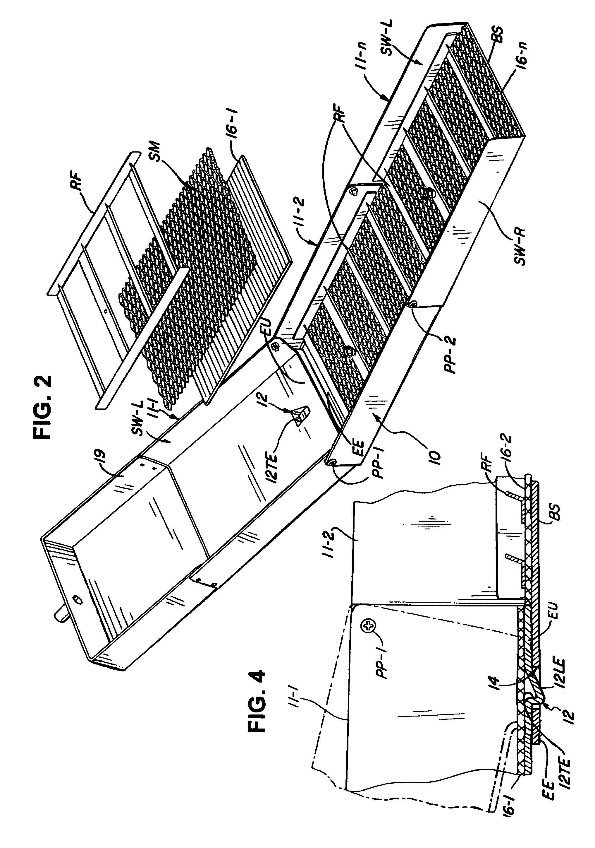 Collapsible sluice box