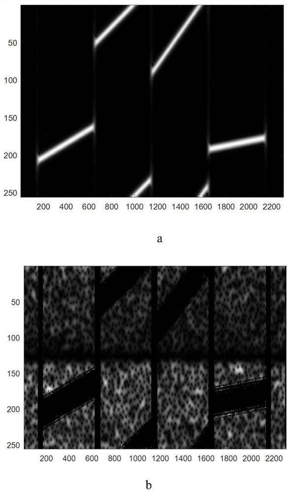 Time-frequency domain interference suppression method based on automatic encoder