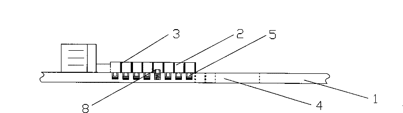 Lampblack absorber with area-adjustable air inlet of fragmented deflector type