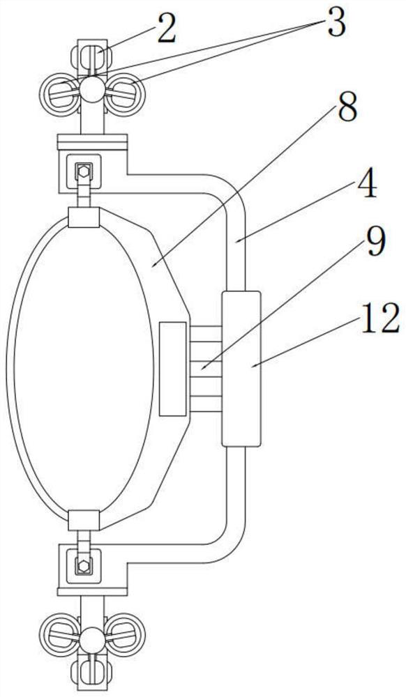 Auxiliary moving mechanism for preventing old people from falling down