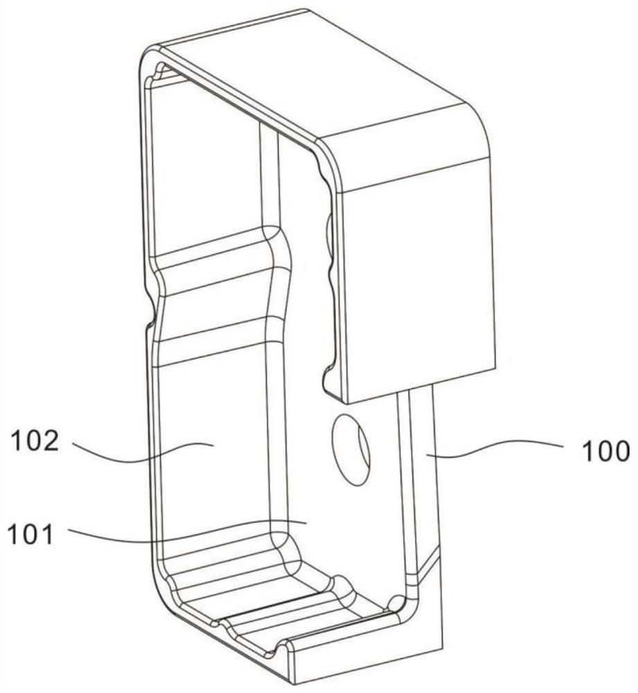 Aluminum alloy internal corner template and processing method thereof