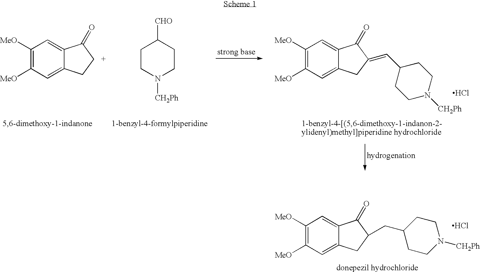 Process for alkylating secondary amines and the use in donepezil preparation thereof