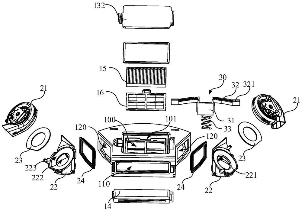 Dust box, dust box assembly and cleaning device