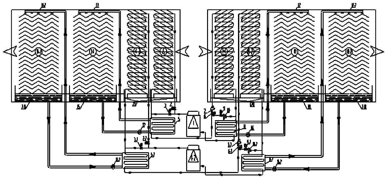 Heat pump driven direct expansion type temperature and humidity separately-controlled heat recovery type solution humidity adjusting fresh air unit