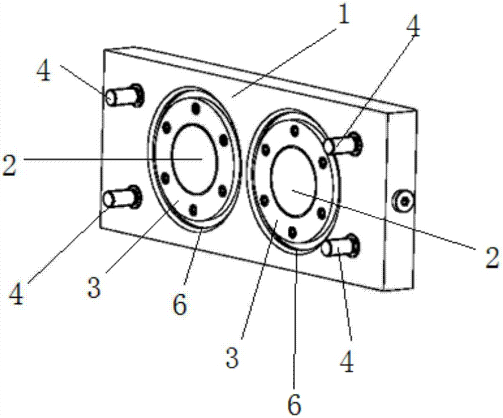 Rolling mill supporting roller hydraulic lining plate assembly and application method thereof