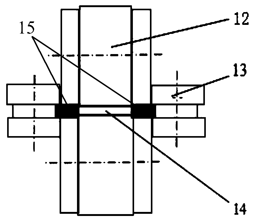 Device and method for manufacturing special-shaped steel through local heating and cold roll forming