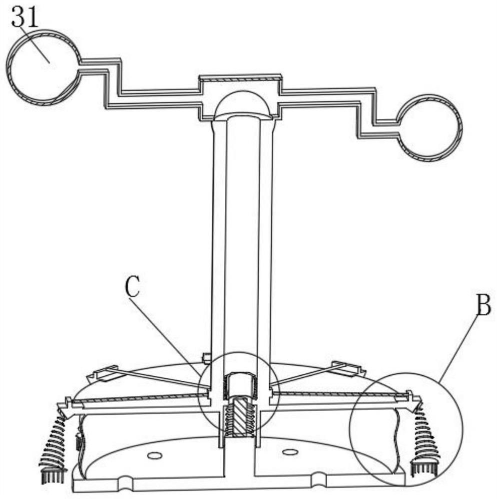 Double-target automatic driving assistance system calibration device