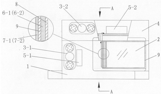 Acousto-optic adjustable light filter with broadband