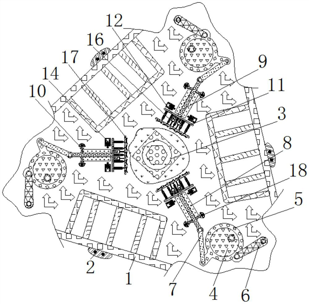 Intelligent mounting device for cleaning brush of urban road sweeper