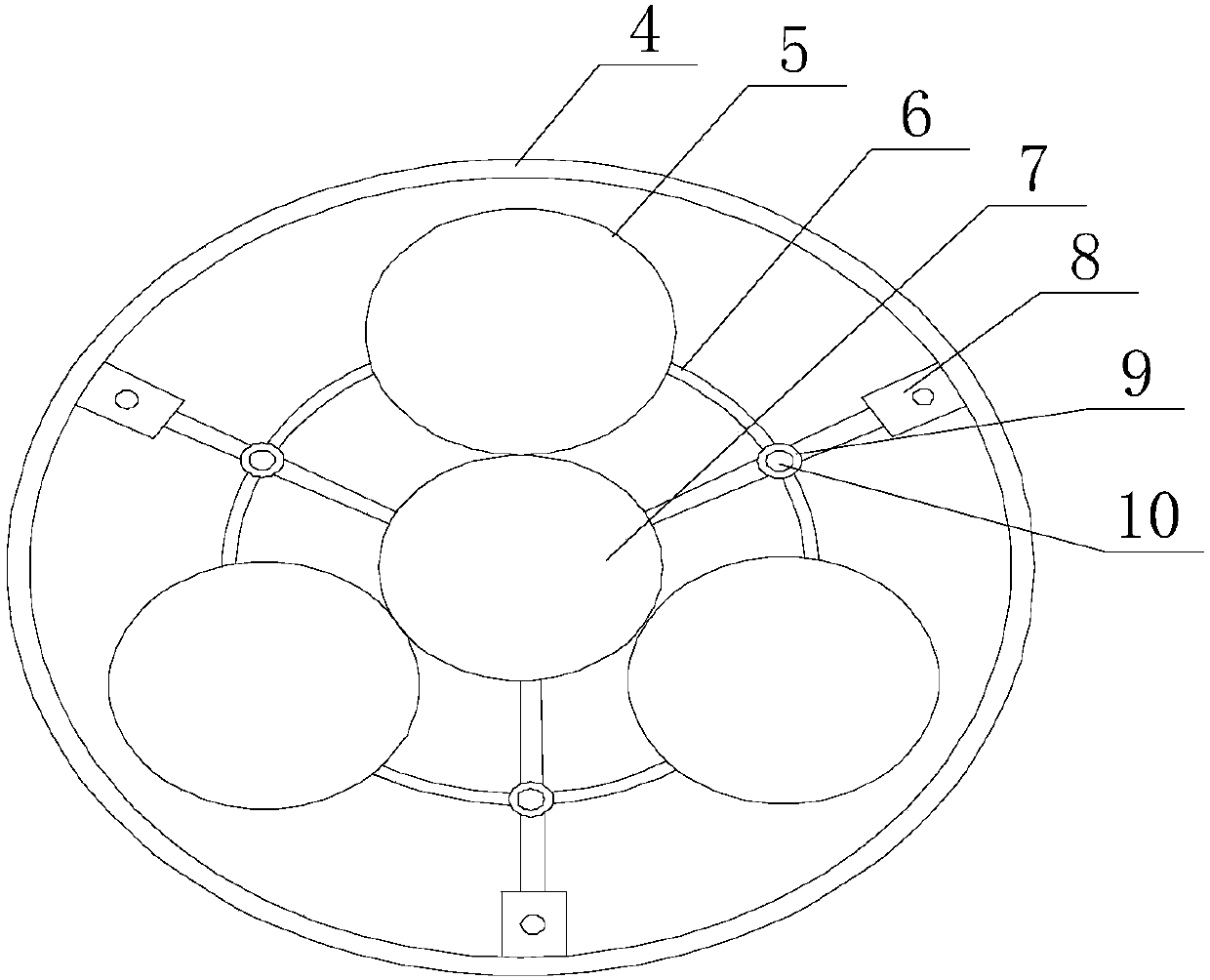 Oscillator for screening superfine powder