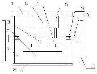 Damping type moulding press