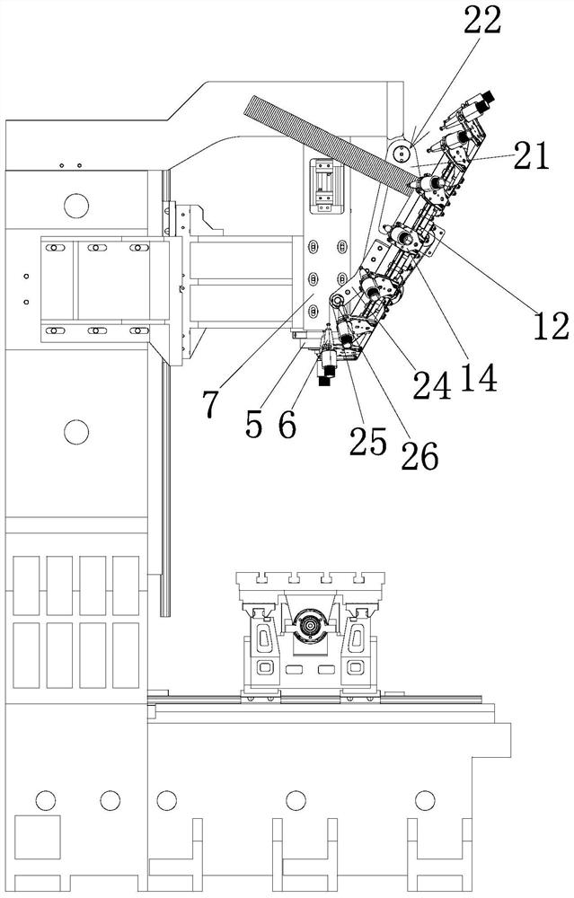 Double-spindle drilling and tapping center