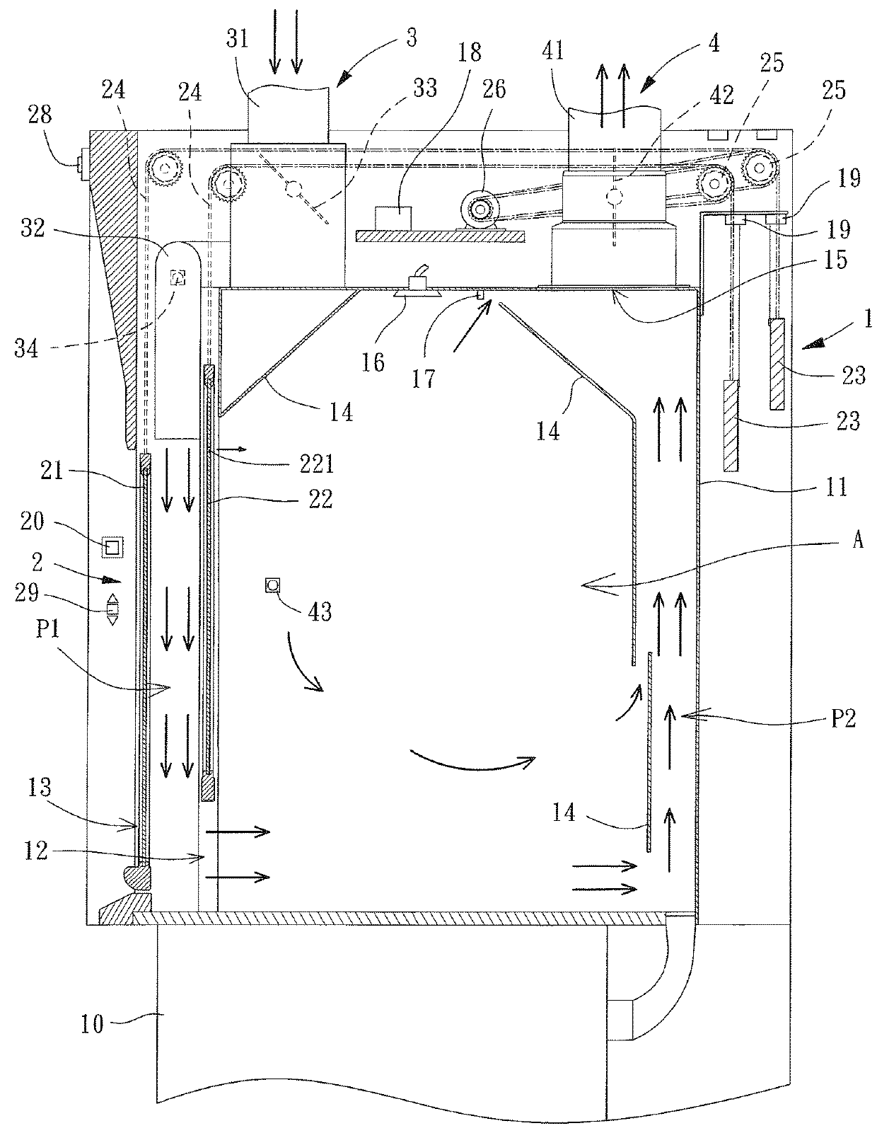 Air Replenishing Fume Hood