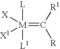 High metathesis activity ruthenium and osmium metal carbene complexes