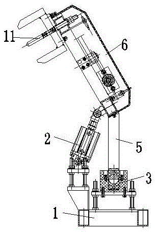 Pneumatic gripper type automatic roller cover opening mechanism