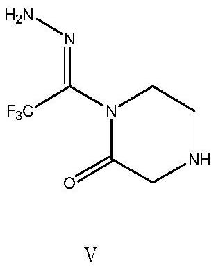 Green synthesis method of sitagliptin intermediate