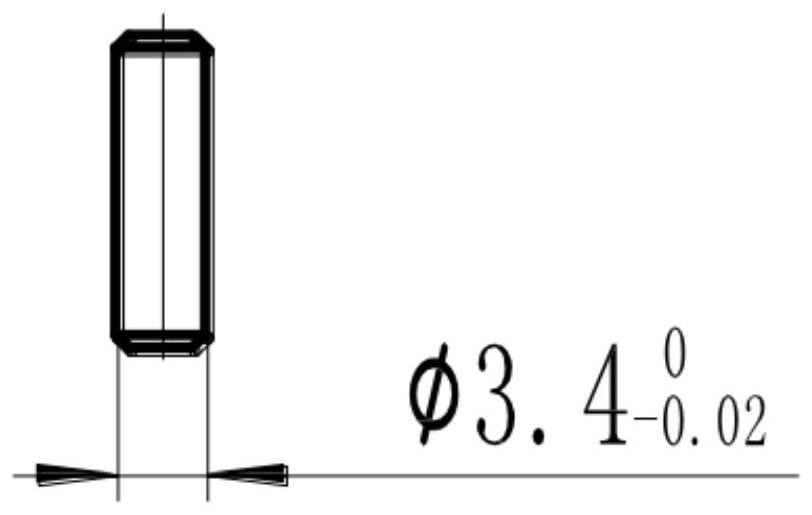 Brushless direct current motor Hall seat press fitting guide device