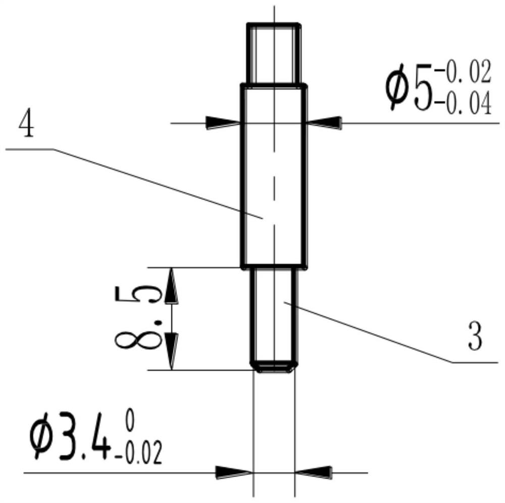 Brushless direct current motor Hall seat press fitting guide device