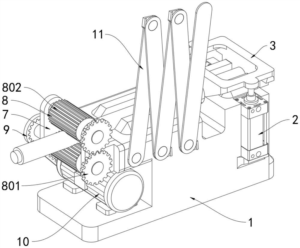 A cable length measuring, cutting and splitting device for power supply of power distribution cabinet